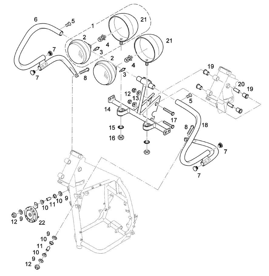 Lampe 12V/4W BA 9s